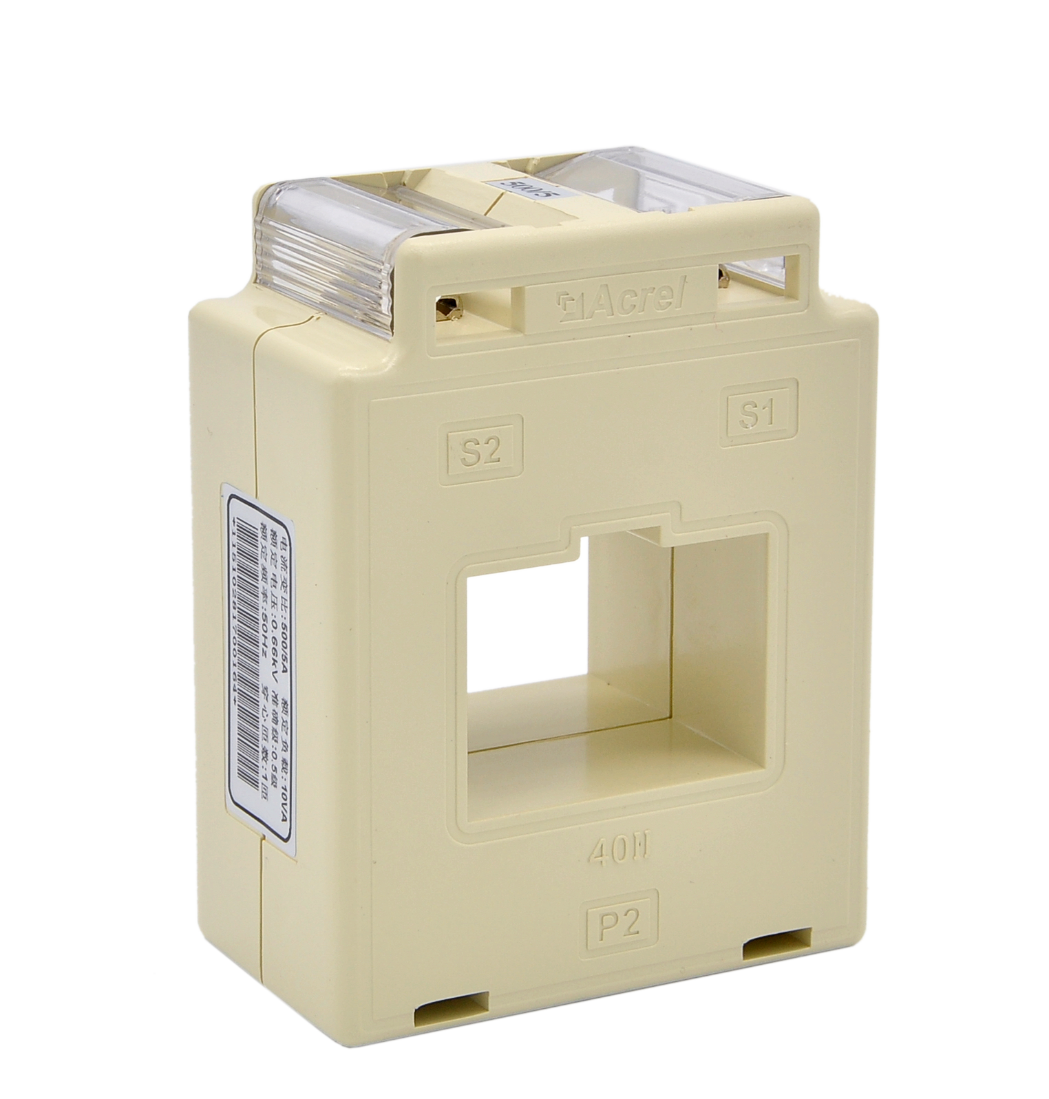 Acrel AKH-0.66/G G-170x100II Series, 5000A/5A Closed Core AC CT Current Sensor High Accuracy Current Transformers for Smart Power Meters IOT Cloud Platform Energy Consumption Monitoring