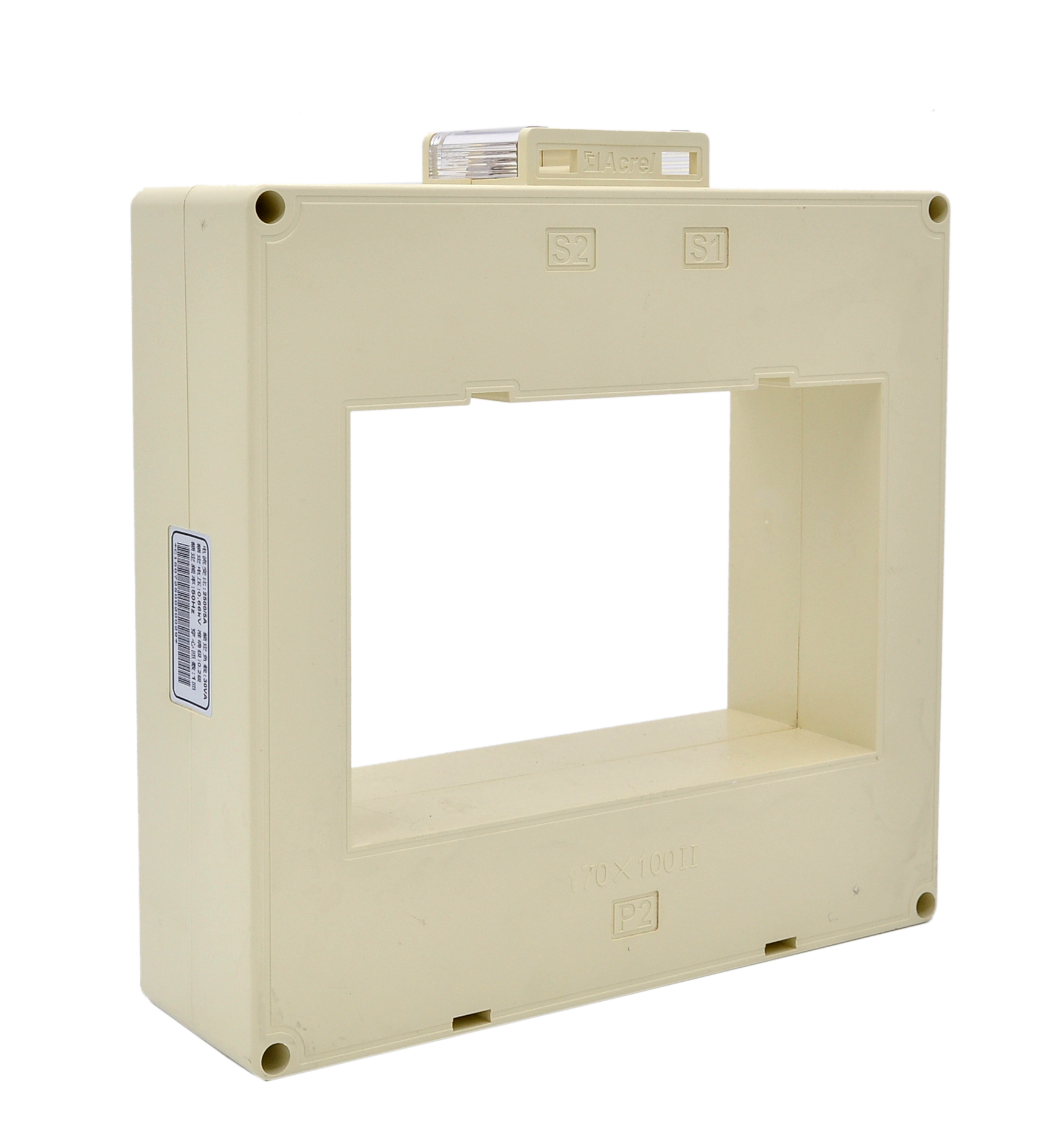 Acrel AKH-0.66/G G-170x100II Series, 5000A/5A Closed Core AC CT Current Sensor High Accuracy Current Transformers for Smart Power Meters IOT Cloud Platform Energy Consumption Monitoring