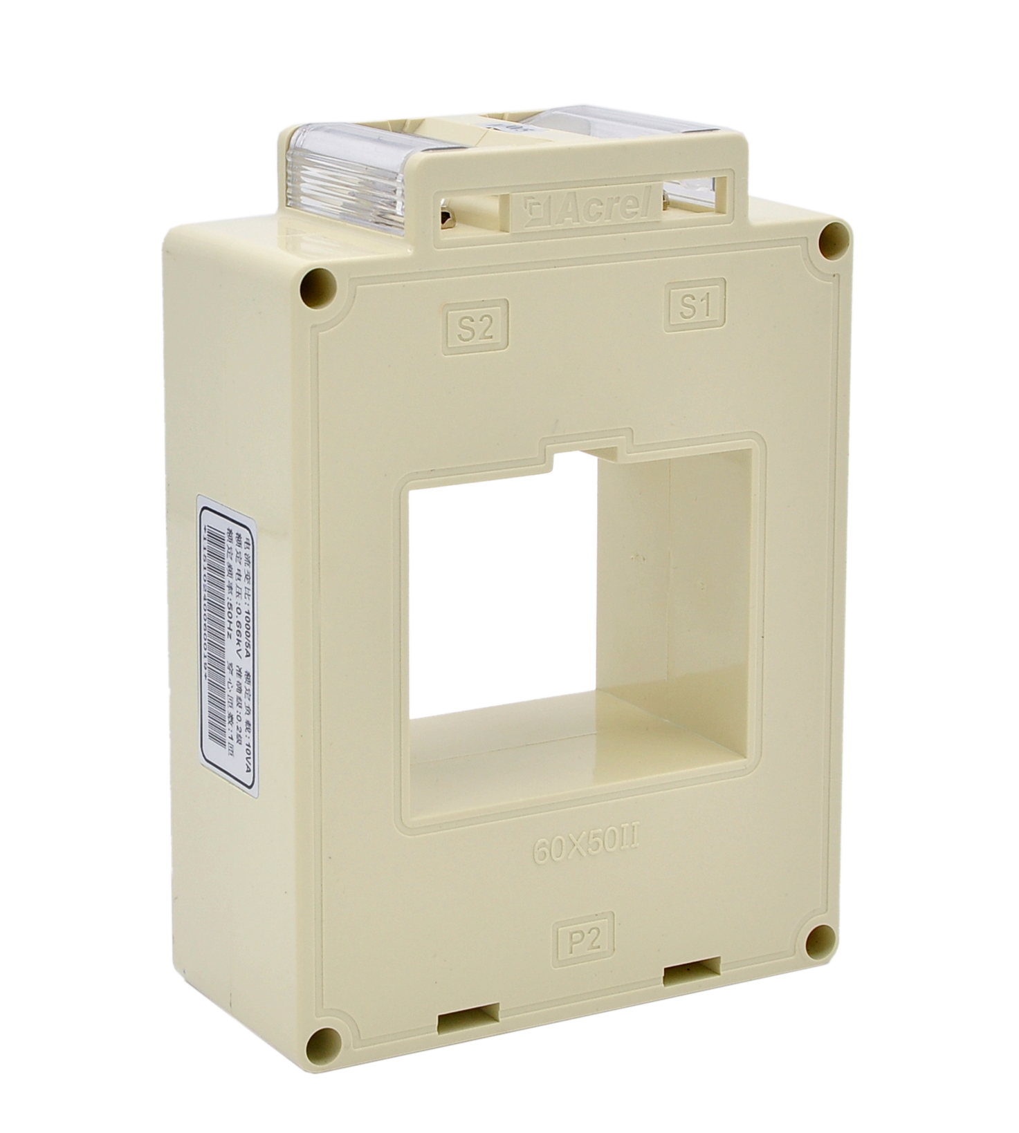Acrel AKH-0.66/G G-170x100II Series, 5000A/5A Closed Core AC CT Current Sensor High Accuracy Current Transformers for Smart Power Meters IOT Cloud Platform Energy Consumption Monitoring
