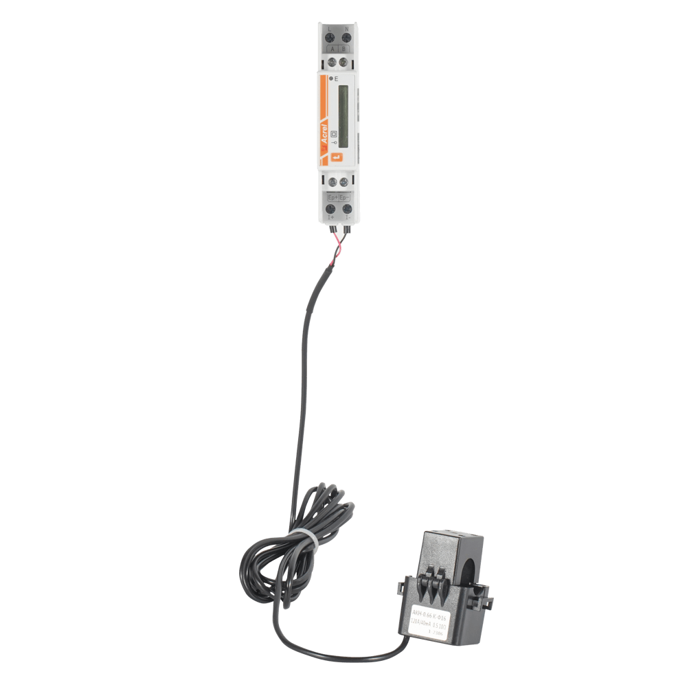 Acrel ADL200N-CT/D10 CE MID Approved Digital 80A Single Phase Energy Meter for EV Charging Piles IOT Platform Energy Consumption Monitoring
