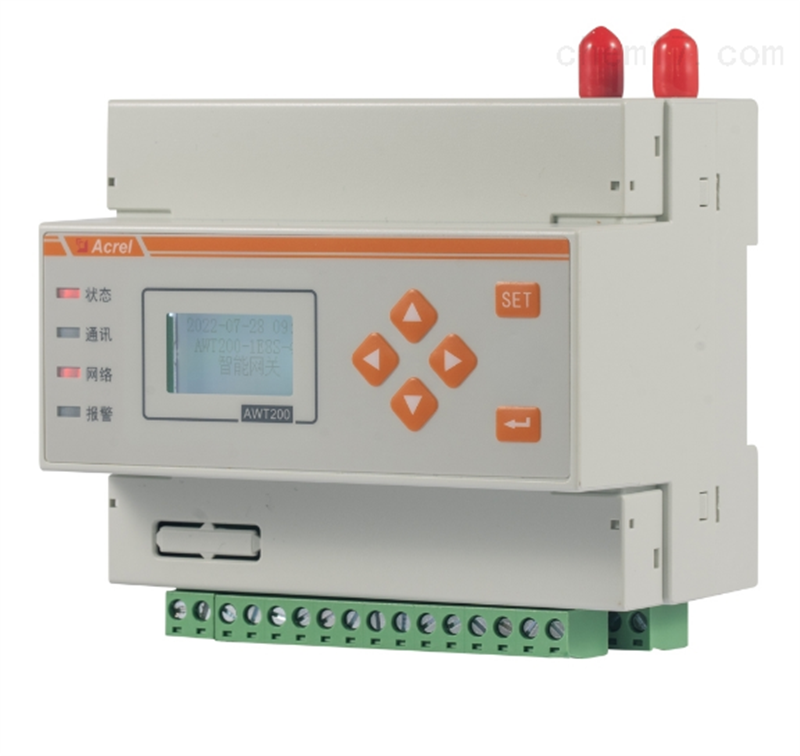 Acrel AWT200-1E4SL-WiFi CE Approved 4 RS485(Modbus-RTU) / Ethernet & WiFi Smart WiFi Gateway For IOT Platform Energy Consumption Monitoring