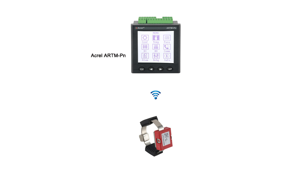 Acrel ATE400 Wireless Temperature Sensor for Cable/Busbar Temperature Monitoring