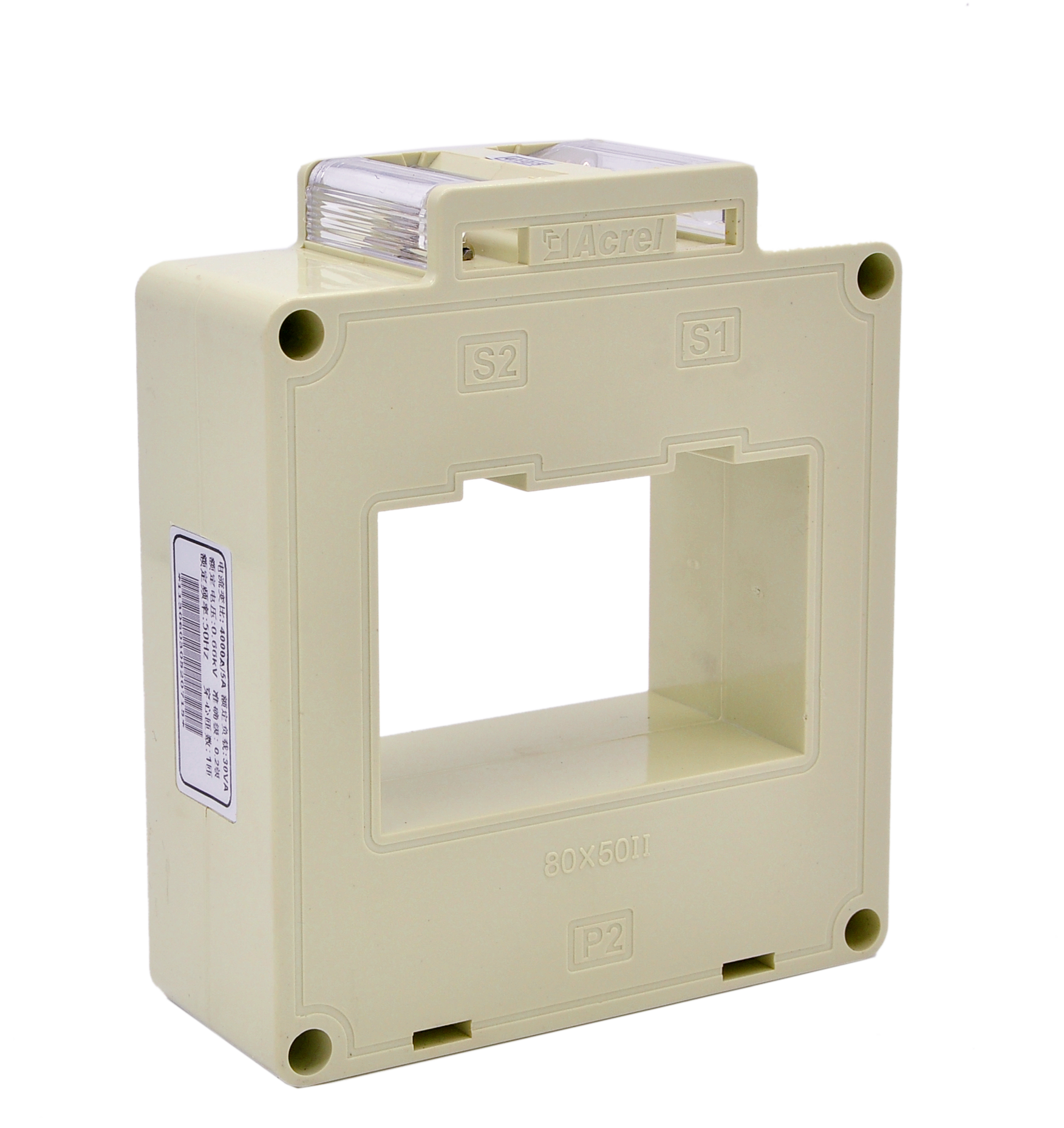 Acrel AKH-0.66/G G-170x100II Series, 5000A/5A Closed Core AC CT Current Sensor High Accuracy Current Transformers for Smart Power Meters IOT Cloud Platform Energy Consumption Monitoring