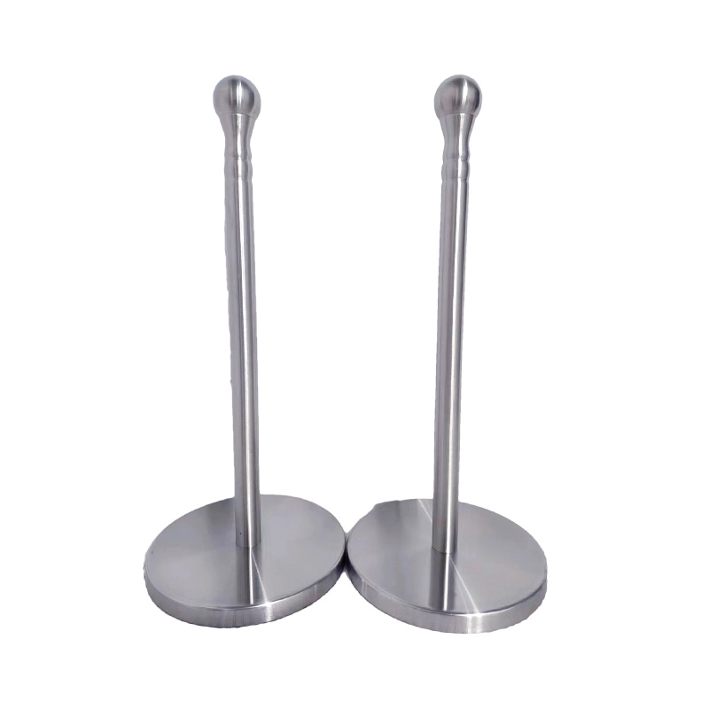 Stainless steel flat round head non-perforated tissue holder