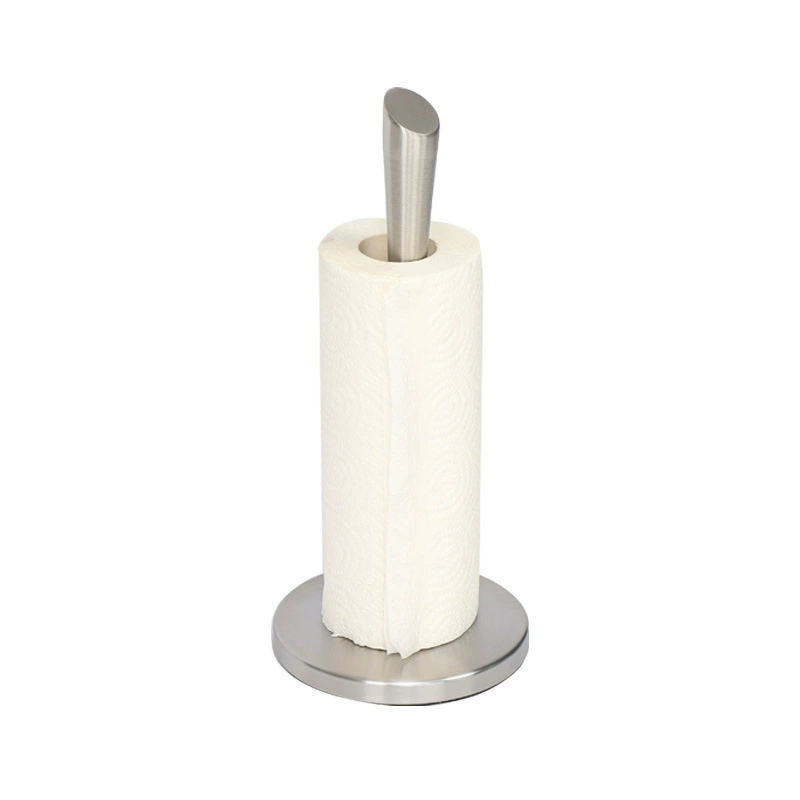 Cross-border small waist toilet paper holder, freestanding paper towel holder, stainless steel kitchen oil-absorbing paper, plastic wrap holder, paper towel holder