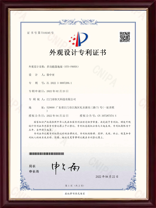 Design Patent Certificate (82)