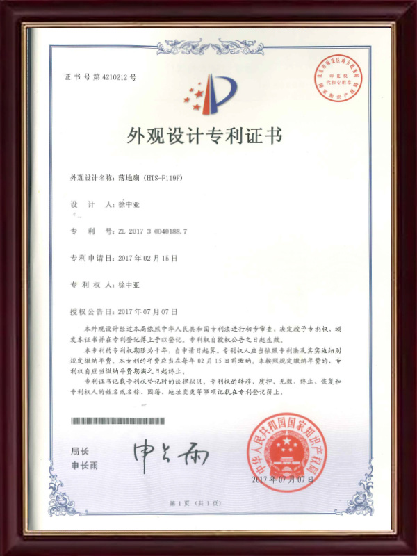 Design Patent Certificate (13)