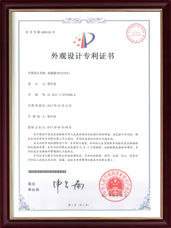 Design Patent Certificate (19)