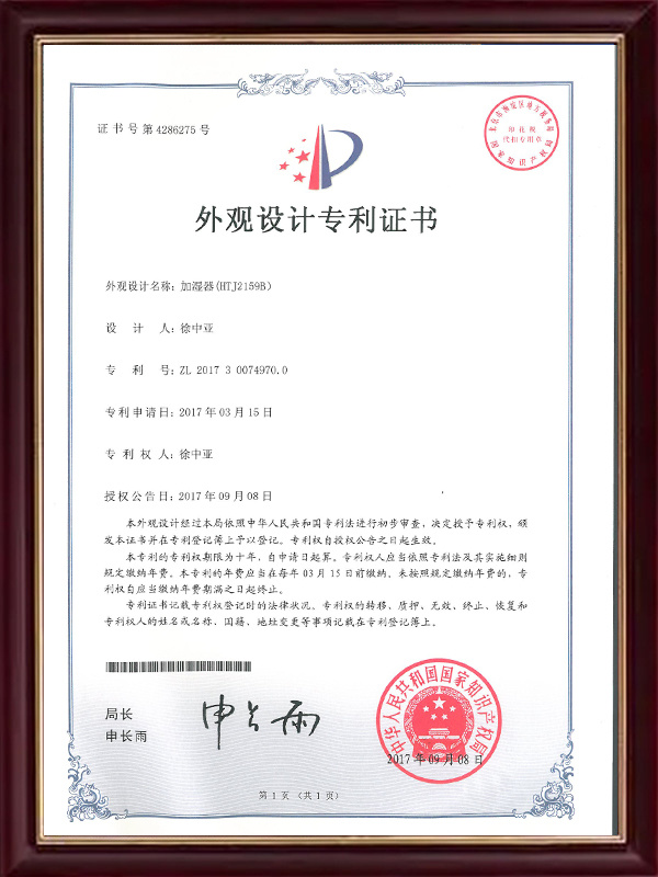 Design Patent Certificate (16)