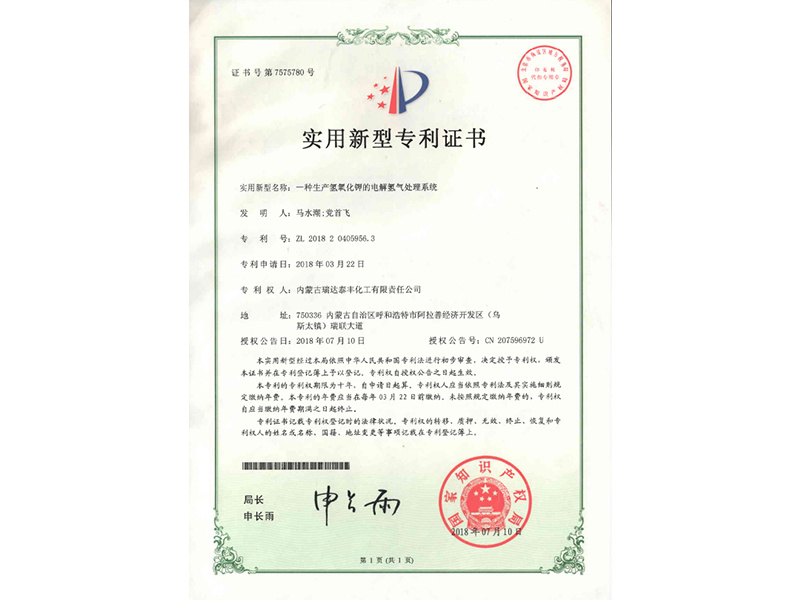 Patent Certificates