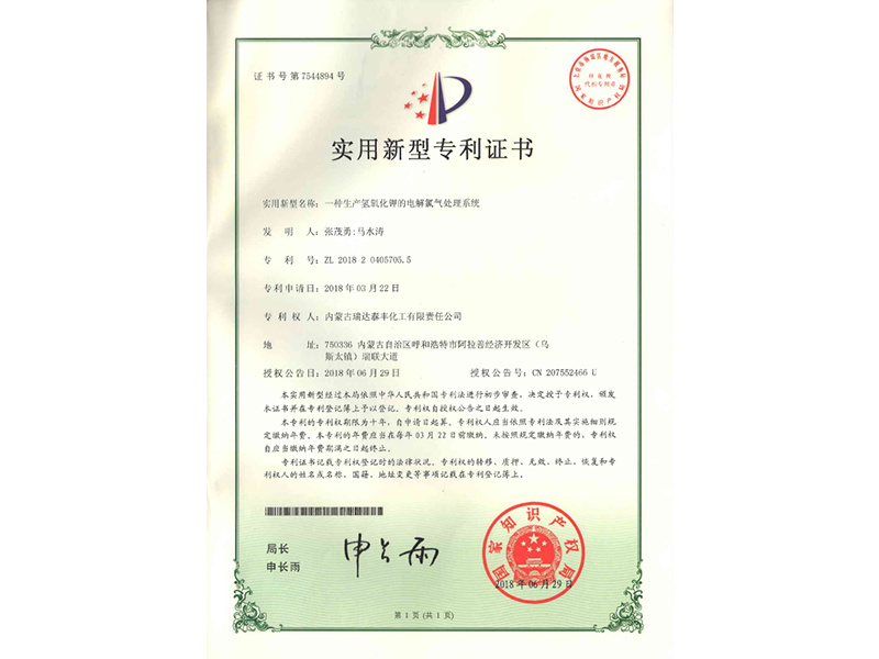 Patent Certificates