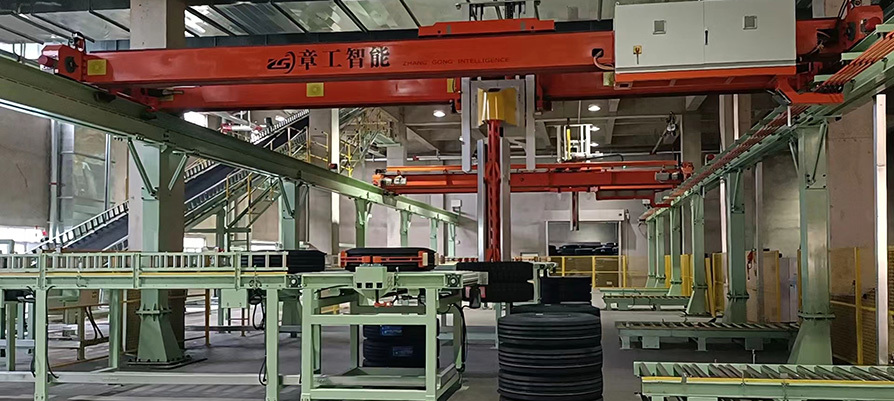 Gantry sorting and palletizing machine