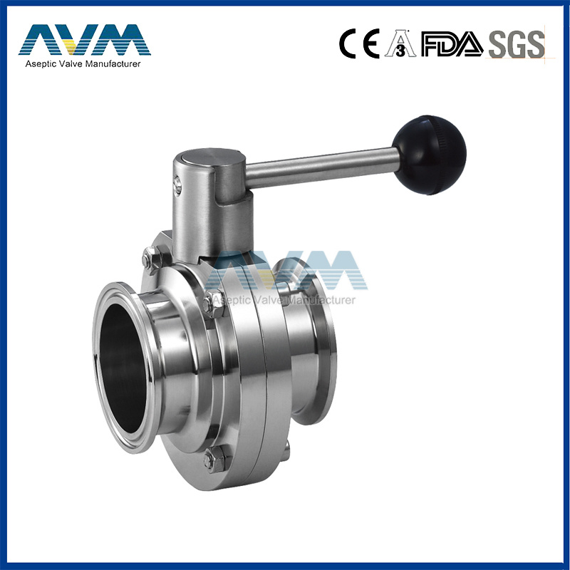 Manual Clamped Butterfly Valve