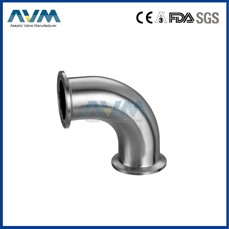 Sanitary Elbow  Clamped