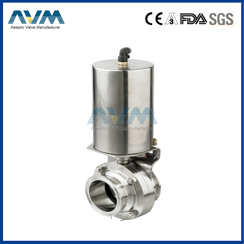 Pneumatic Clamped Butterfly Valve