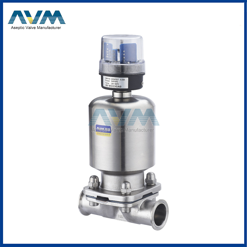 Pneumatic diaphragm valve