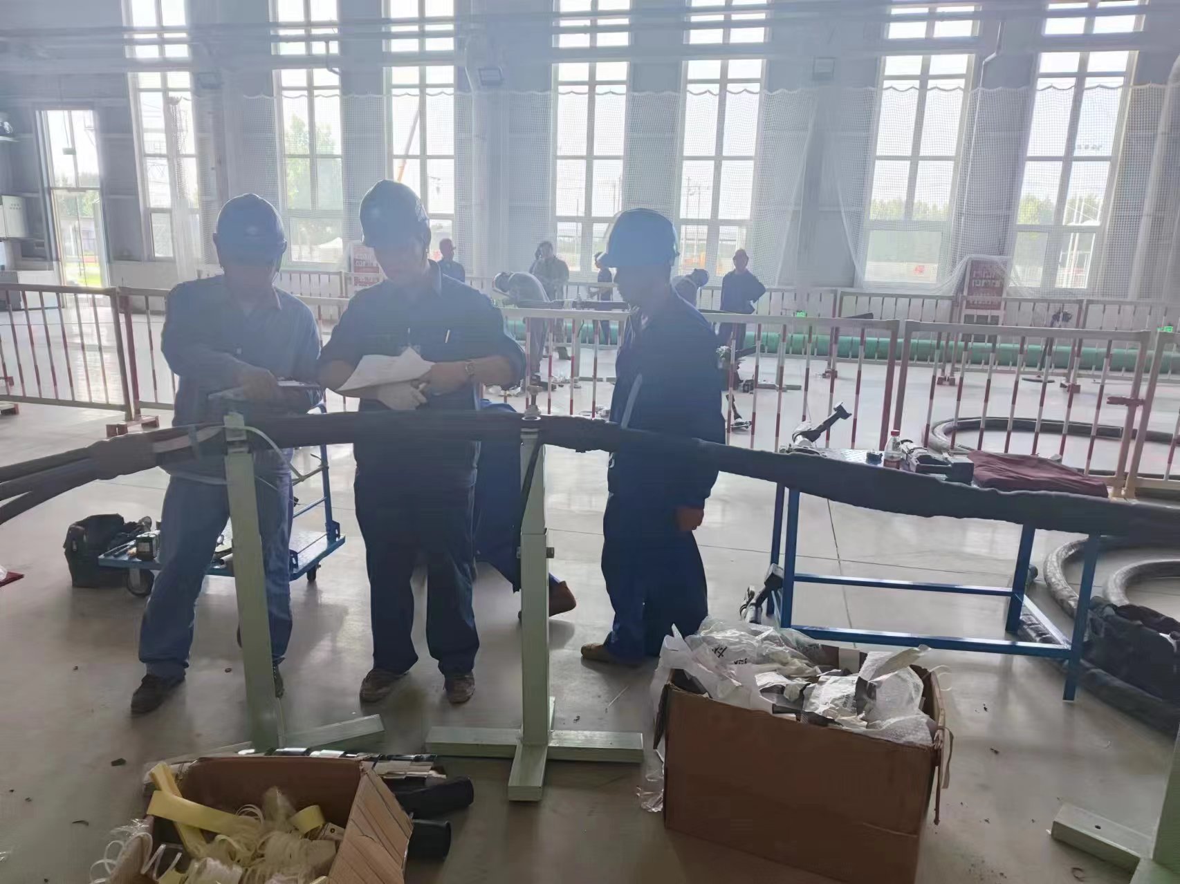 保定合力達(dá)電纜附件有限公司在配網(wǎng)施工比武集訓(xùn)中展現(xiàn)實(shí)力，斬獲佳績