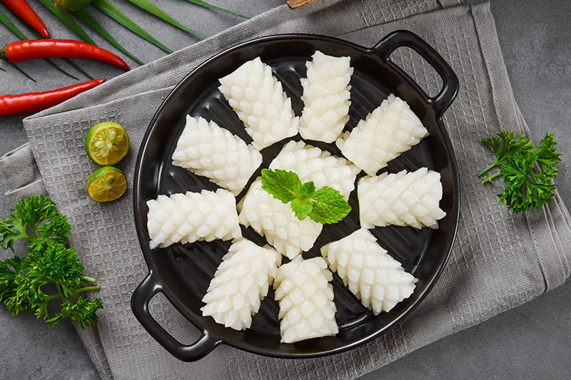 冷凍魷魚花