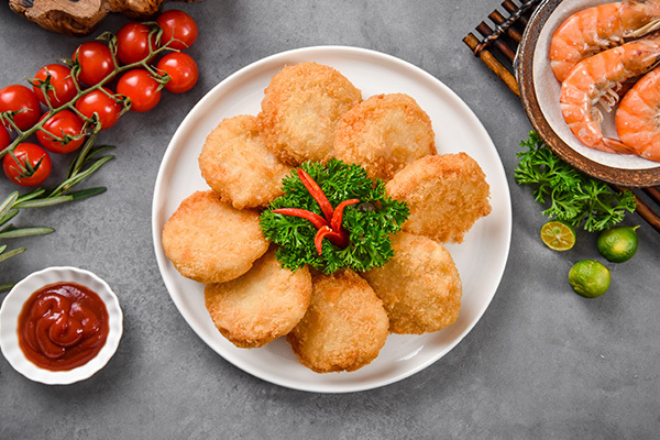 Frozen Breaded Shrimp cake
