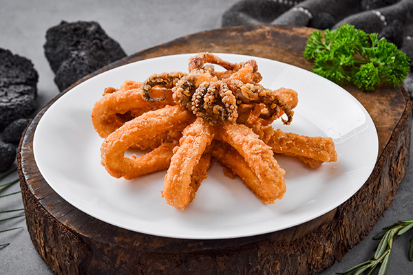 Frozen powdered Peru whole Squid