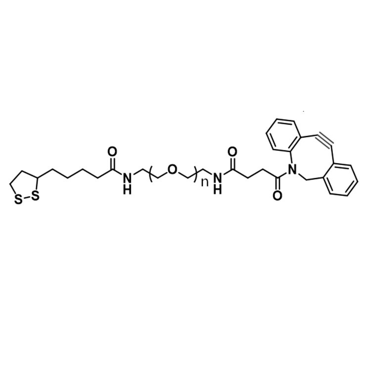 Lipoic acid-PEG-DBCO，LA-PEG-DBCO，MW：1000