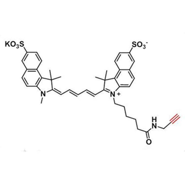 diSulfo-Cyanine5.5-alkyne，diSulfo-Cy5.5 alkyne