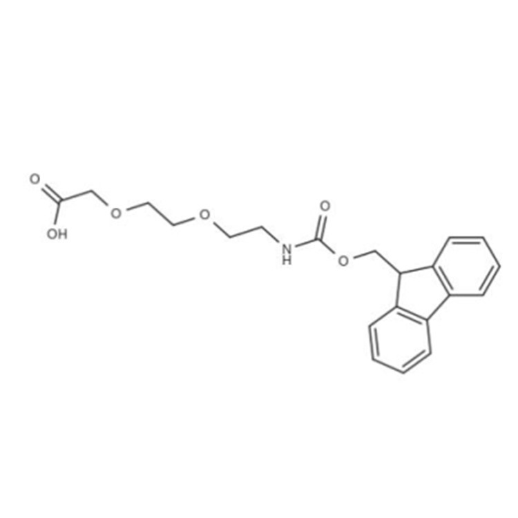 Fmoc-NH-PEG2-CH2COOH，Fmoc-8-amino-3,6-dioxaoctanoic acid 