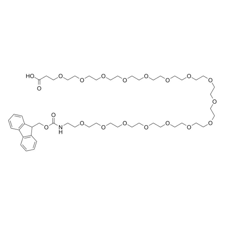 Fmoc-N-amido-PEG16-acid，Fmoc-NH-PEG16-CH2CH2COOH