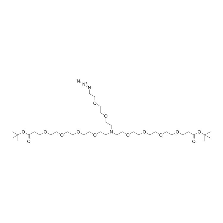 N-(Azido-PEG2)-N-bis(PEG4-t-butyl ester)