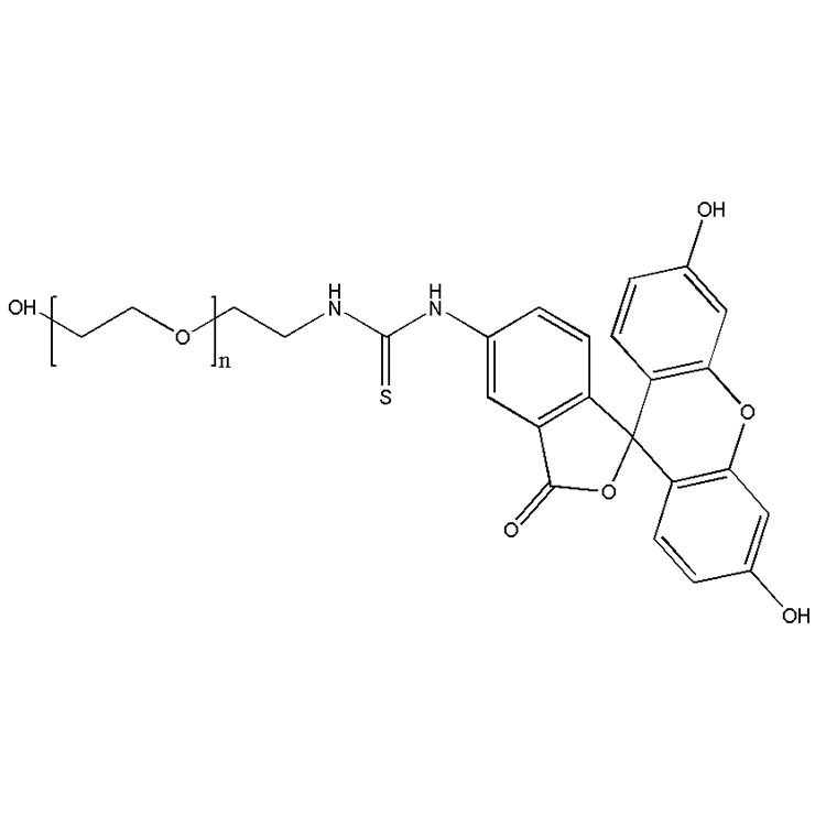 FITC-PEG-OH，Fluorescein-PEG-Hydroxyl，MW：1000