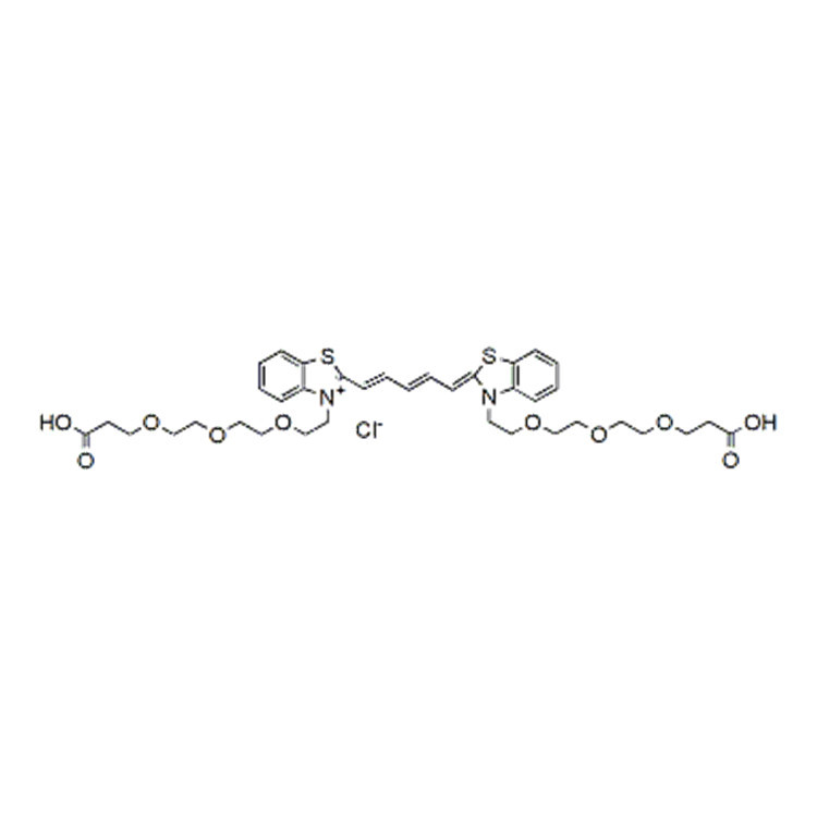 N,N'-bis-(acid-PEG3)-Benzothiazole Cy5