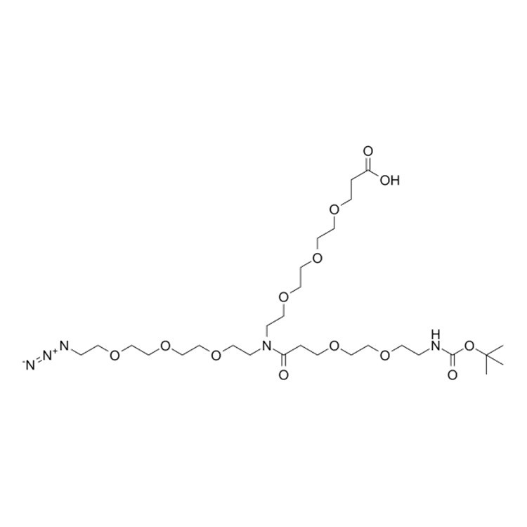 N-(Azido-PEG3)-N-(PEG2-NH-Boc)-PEG3-acid