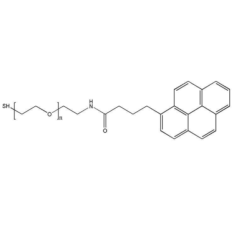 Pyrene-PEG-Thiol，Pyrene-PEG-SH，MW：1000
