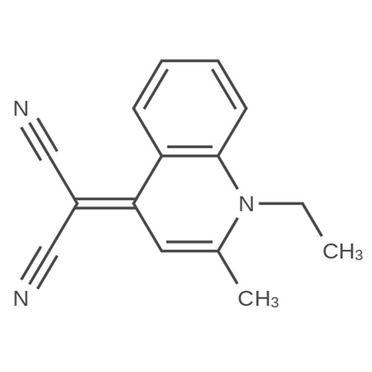 2-(1-Ethyl-2-methylquinolin-4(1H)-ylidene)malononitrile