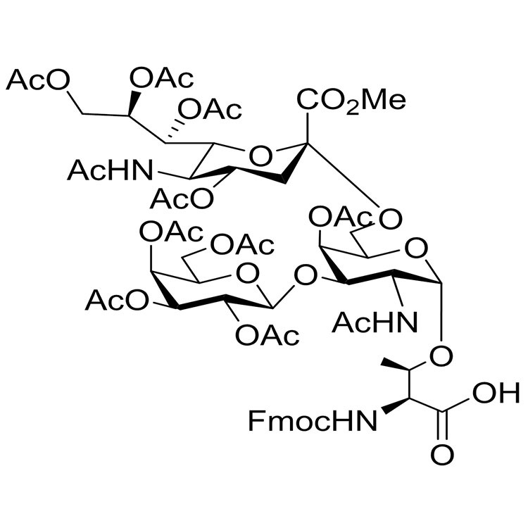 Fmoc-Thr((Ac4Galβ1-3)Me,Ac4Neu5Acα2-6AcGalNAcα)-OH