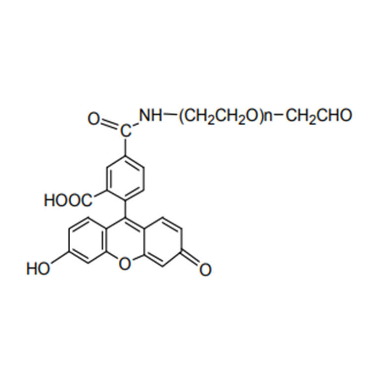 Fluorescein-PEG-aldehyde，FITC-PEG-CHO，MW：1000