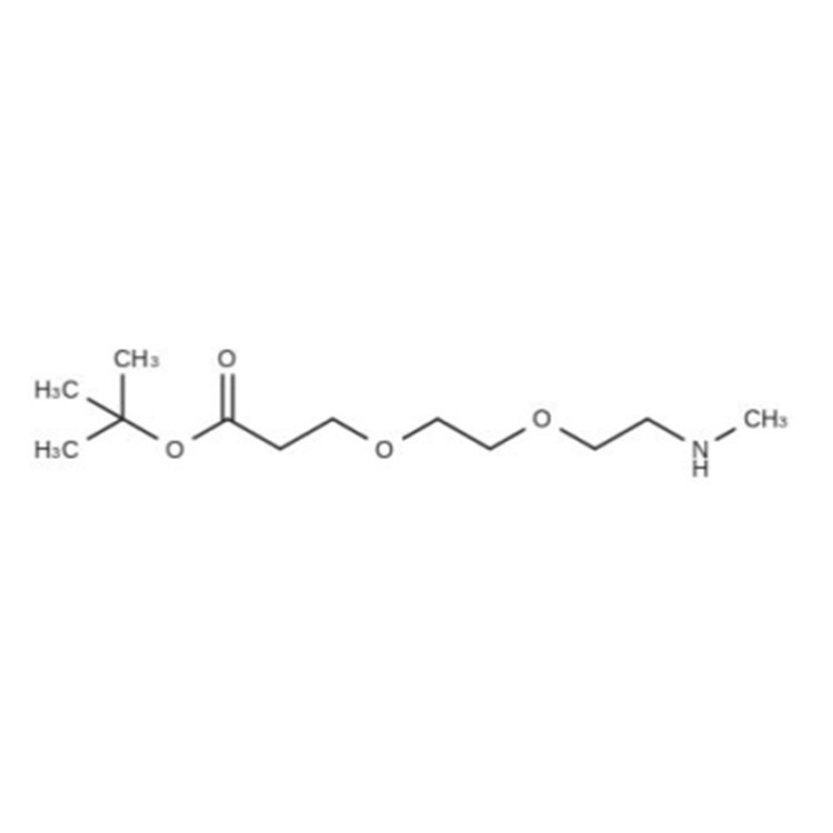 Methylamino-PEG2-t-butyl ester，Methylamino-PEG2-Boc