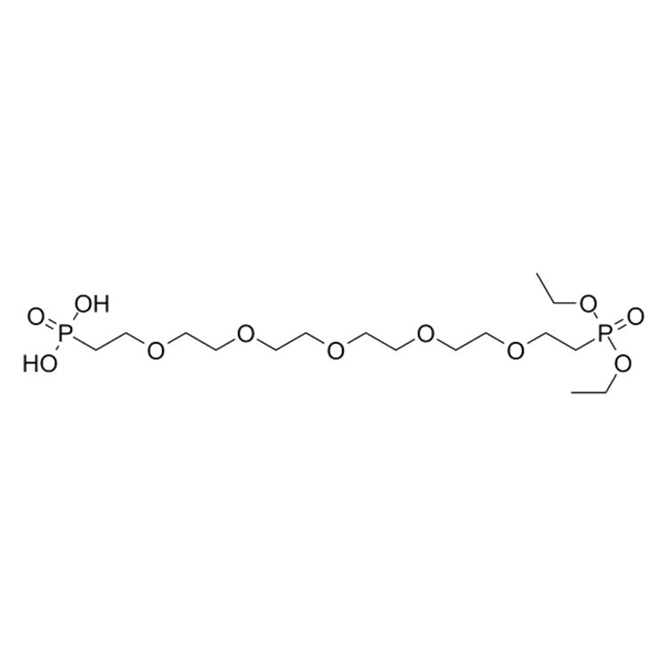 Diethoxy-phosphorylethyl-PEG5-ethylphosphonic acid
