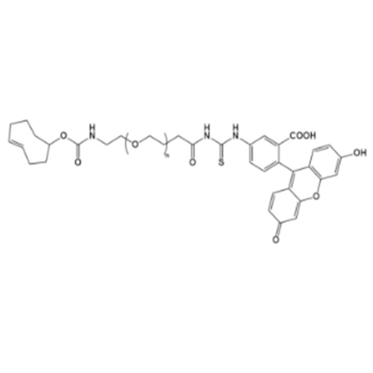 TCO-PEG-Fluorescein，TCO-PEG-FITC，MW：1000