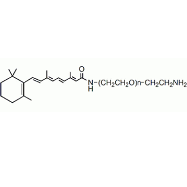 Retinoic acid-PEG-amine，Retinoic acid-PEG-NH2，MW：1000