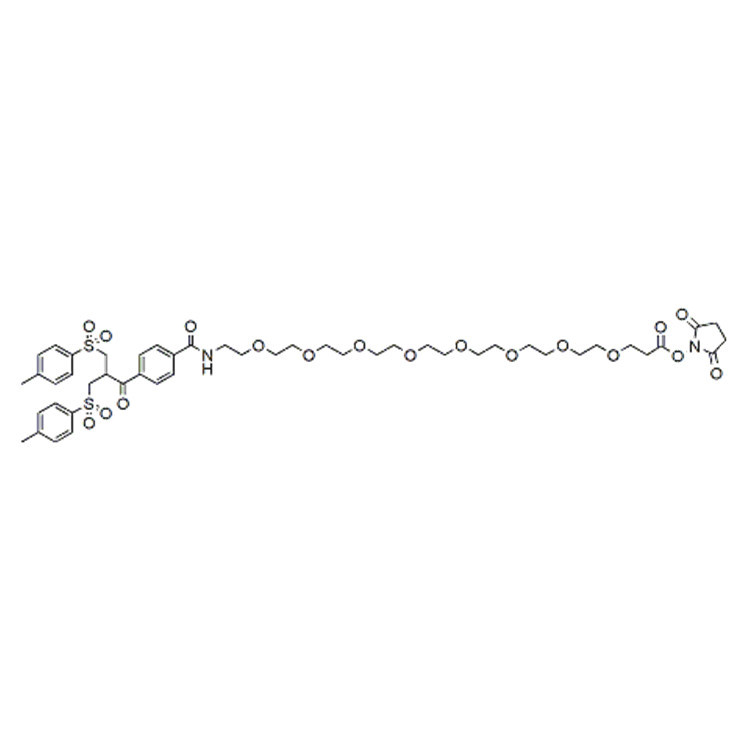 Bis-sulfone-PEG8-NHS Ester