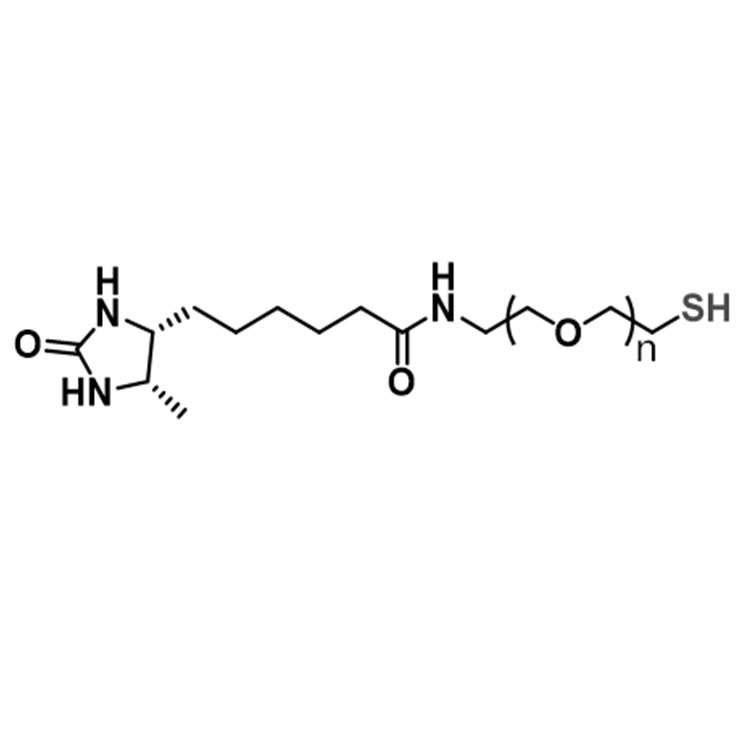 Desthiobiotin-PEG-Thiol，Desthiobiotin-PEG-SH，MW：1000