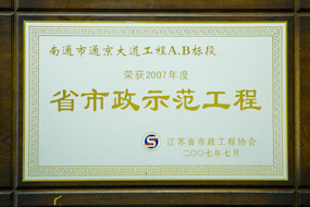 省市政示范工程