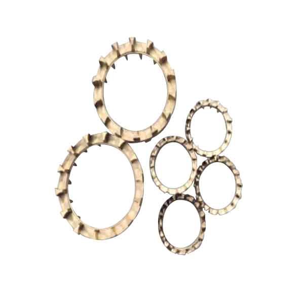 Self aligning roller bearing copper retainer
