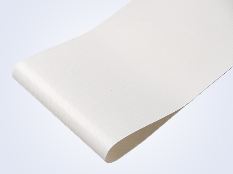 White Teflon conveyor belt