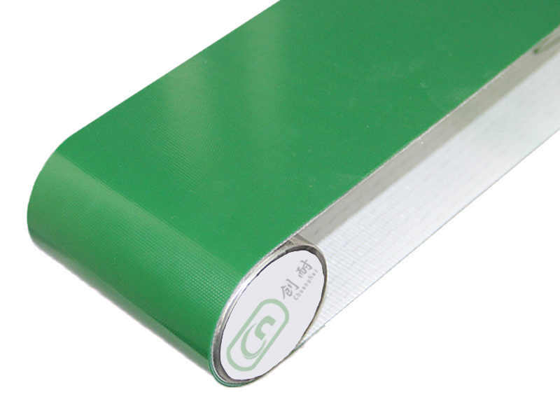 2.0mm green PVC conveyor belt