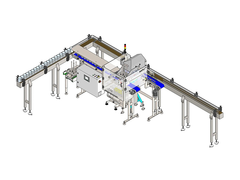 Canned food conveying line