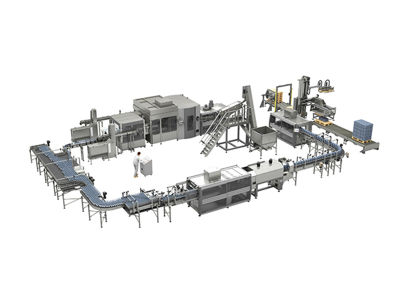 Canned packing line