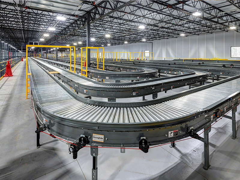 Logistics warehouse roller