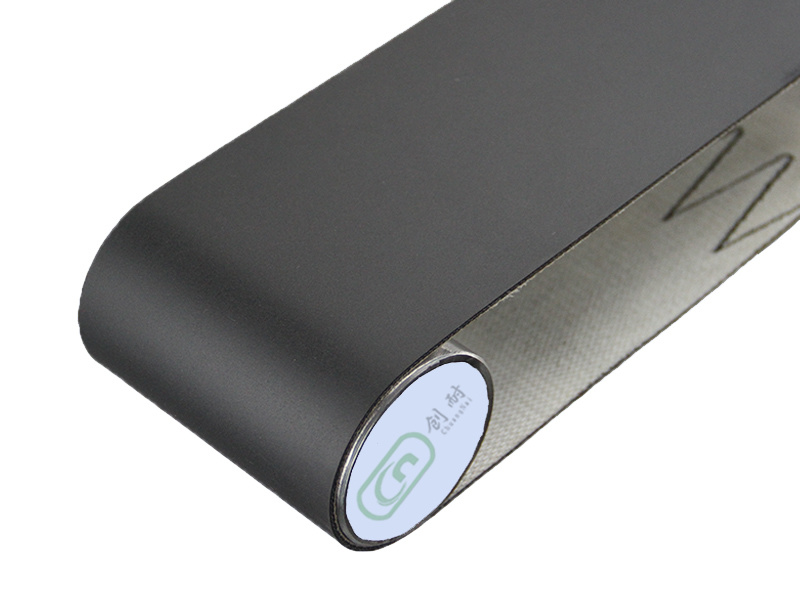 2.0mm black PVC conveyor belt